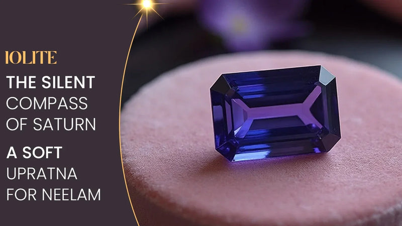 Iolite: The Silent Compass of Saturn | A Soft Upratna for Neelam