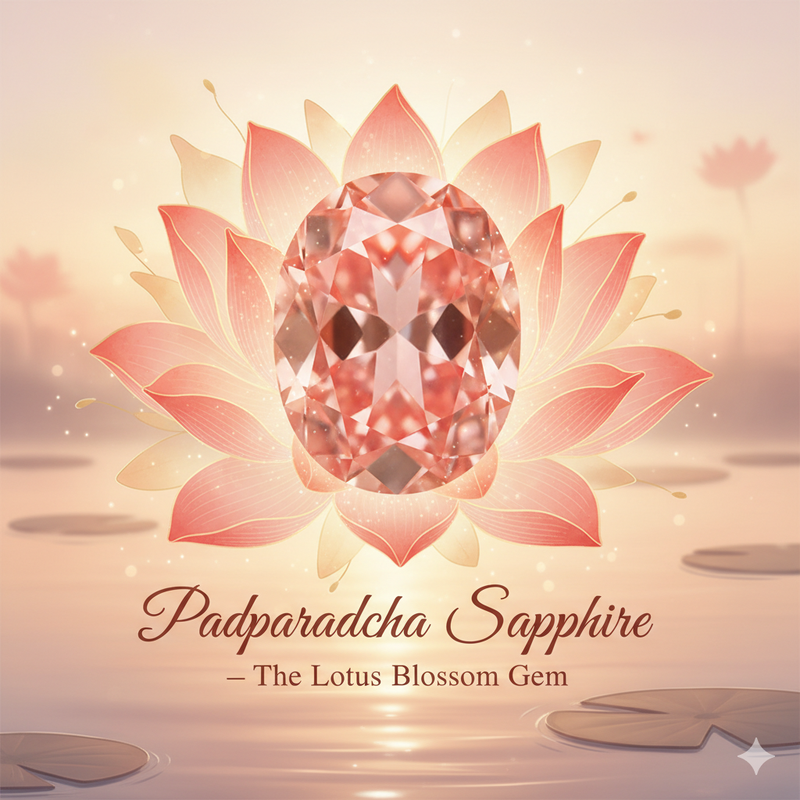 Padparadscha Sapphire – The Lotus Blossom Gem