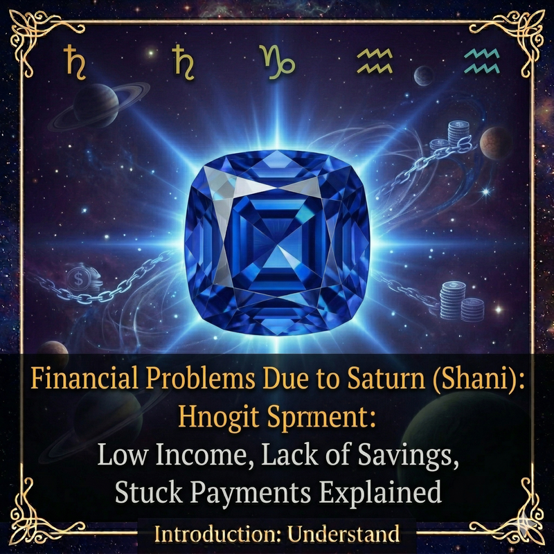 Saturn (Shani) and Financial Problems: Low Income, No Savings and Stuck Payments