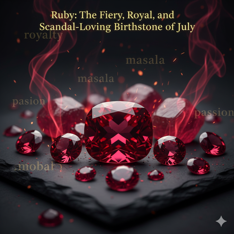 Ruby: The Fiery, Royal, and Scandal-Loving Birthstone of July