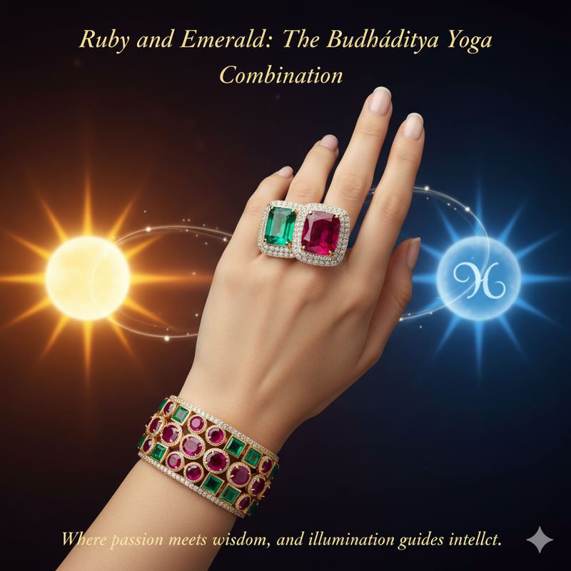 Ruby and Emerald: The Budhāditya Yoga Combination
