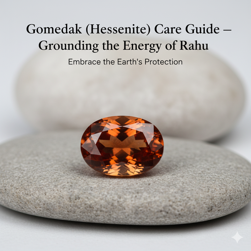 Gomedak (Hessonite) Care Guide-Grounding the Energy of Rahu