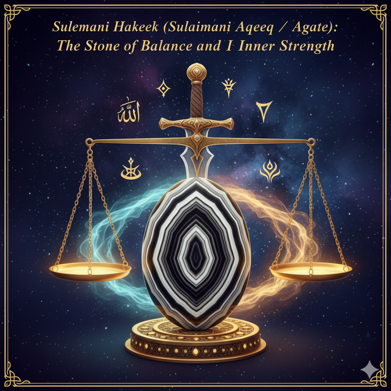 Sulemani Hakeek (Sulaimani Aqeeq / Agate): The Stone of Balance and Inner Strength