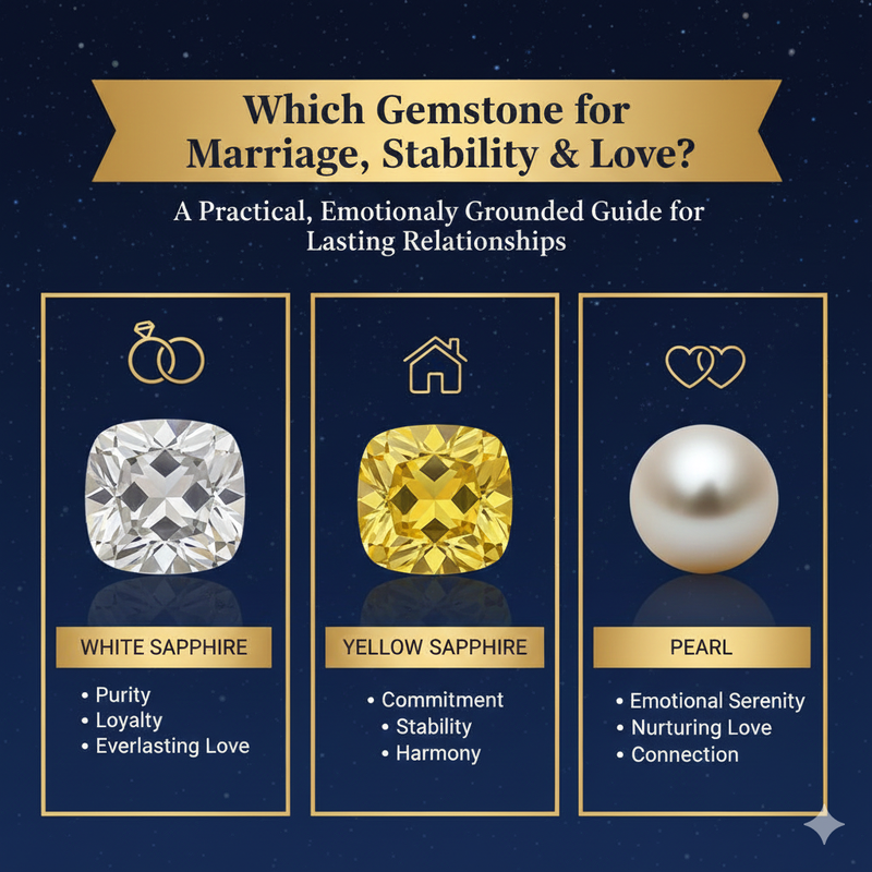 Which Gemstone for Marriage, Stability & Love?