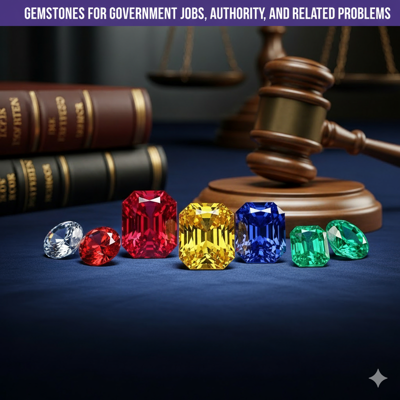 Gemstones for Government Jobs, Authority, and Related Problems