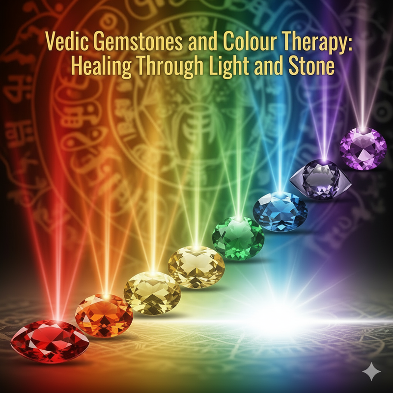 Vedic Gemstones and Colour Therapy: Healing Through Light and Stone