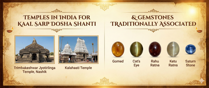 Temples in India for Kaal Sarp Dosha Shanti