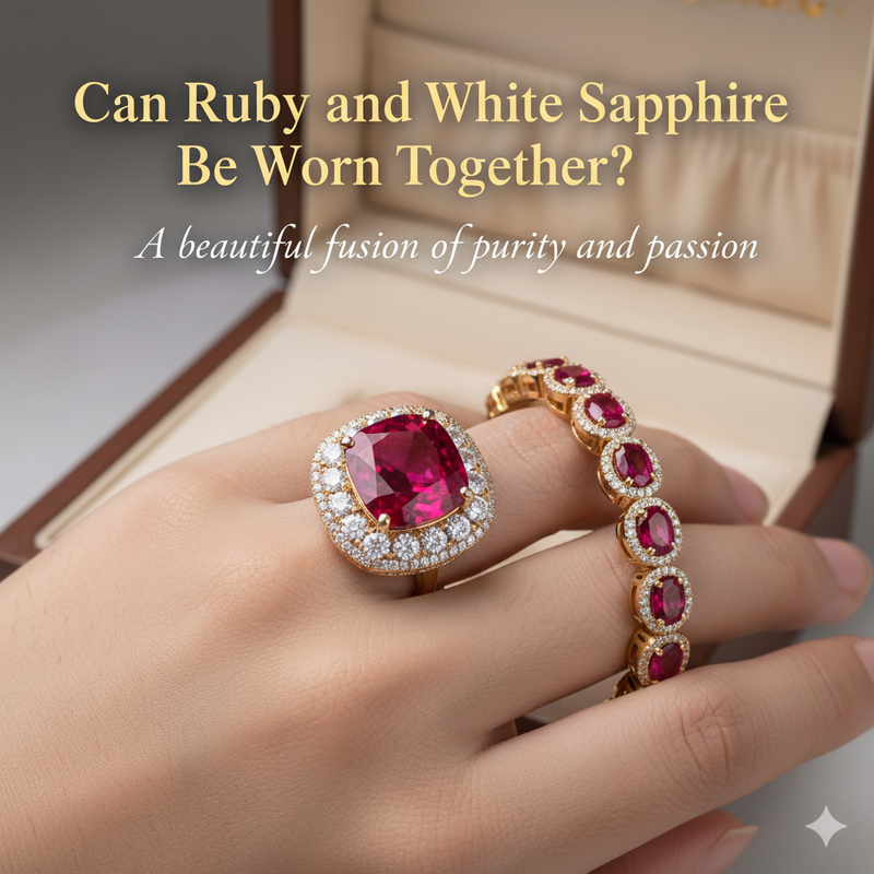 Can Ruby and White Sapphire Be Worn Together?