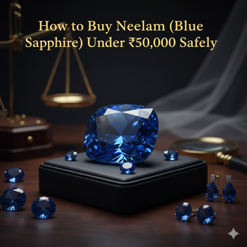 How to Buy Neelam (Blue Sapphire) Under ₹50,000 Safely