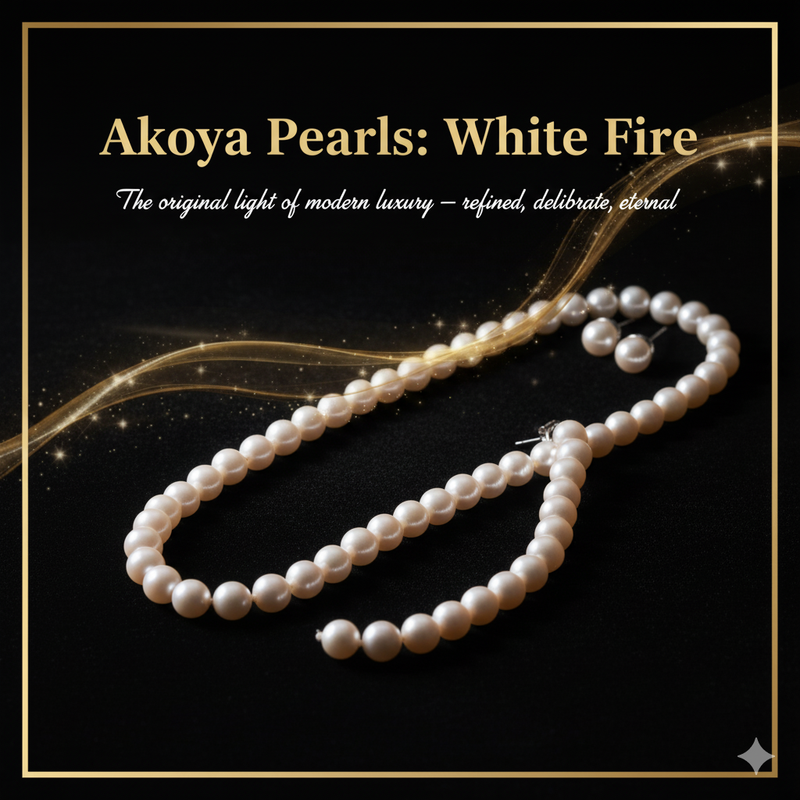 Akoya Pearls: White Fire, The Timeless Light of Modern Luxury