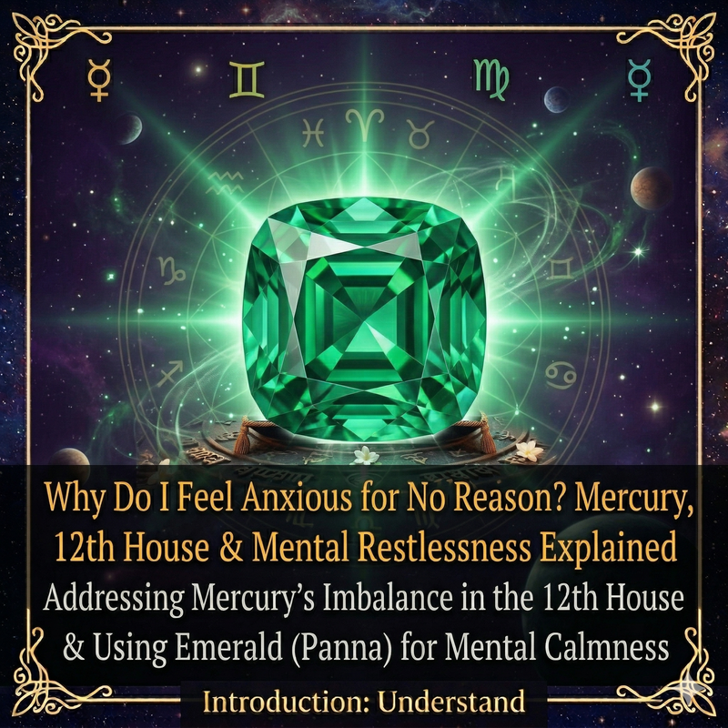 Why Do I Feel Anxious for No Reason? Mercury, 12th House & Mental Restlessness Explained