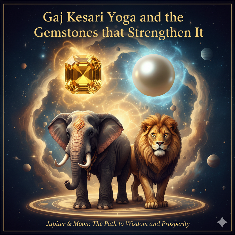 Gaj Kesari Yoga and the Gemstones that Strengthen It