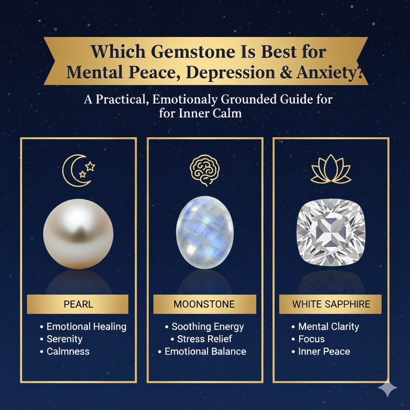 Which Gemstone Is Best for Mental Peace, Depression & Anxiety?