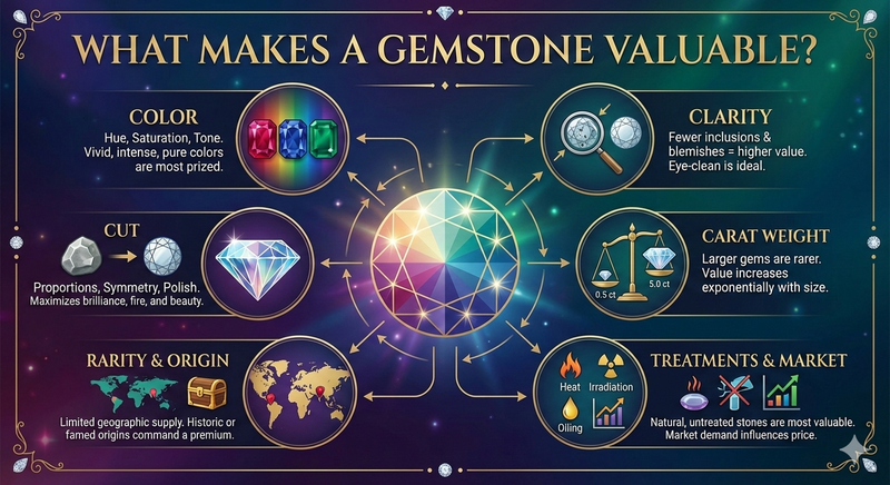What Makes a Gemstone Valuable? Price, Power & Rarity Explained