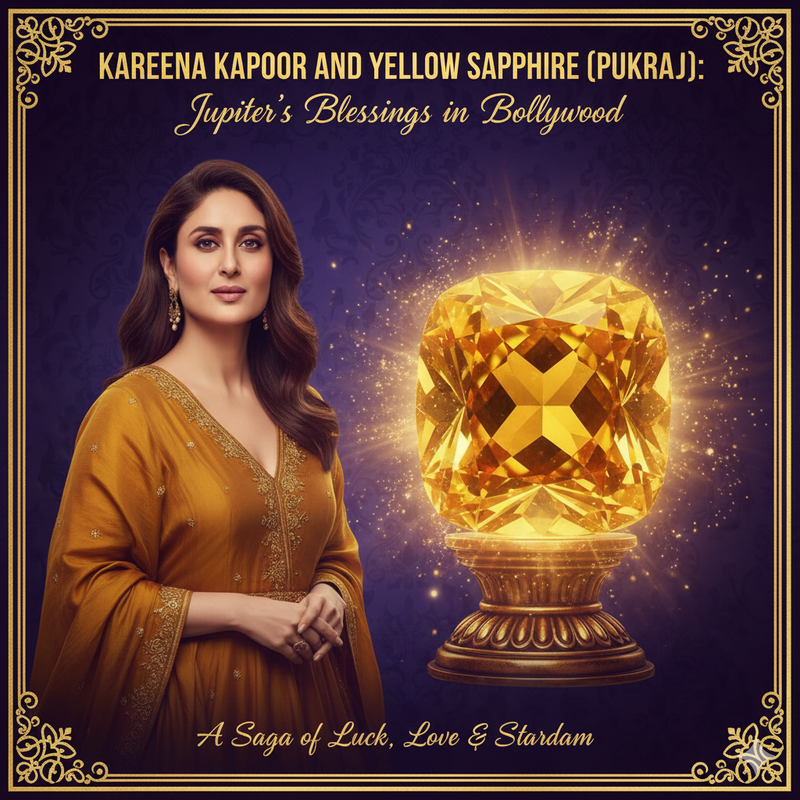 Kareena Kapoor and Yellow Sapphire (Pukhraj): Jupiter’s Blessings in Bollywood