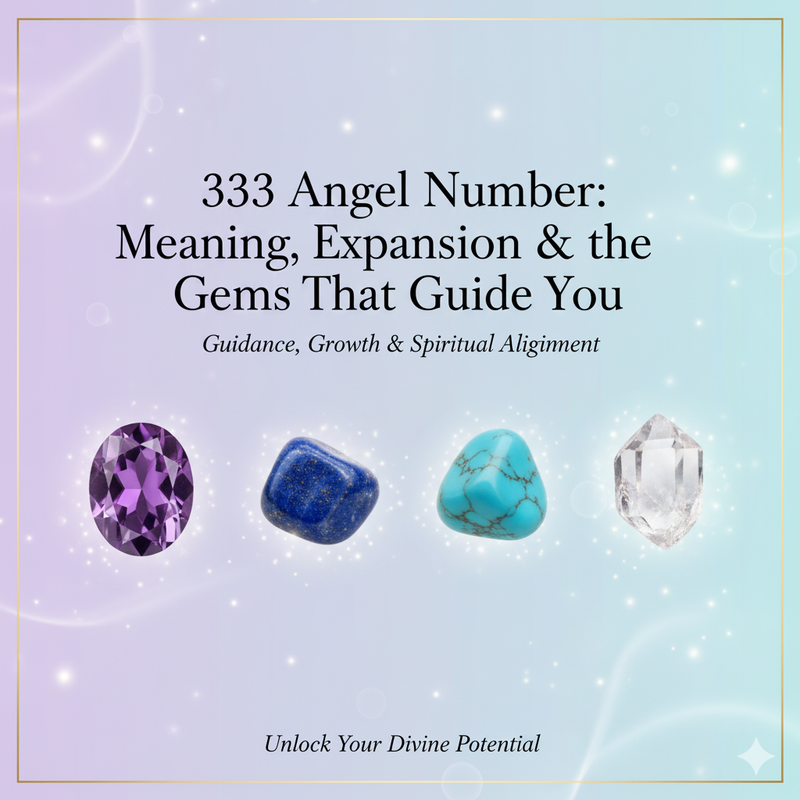 333 Angel Number: Meaning, Expansion & the Gems That Guide You