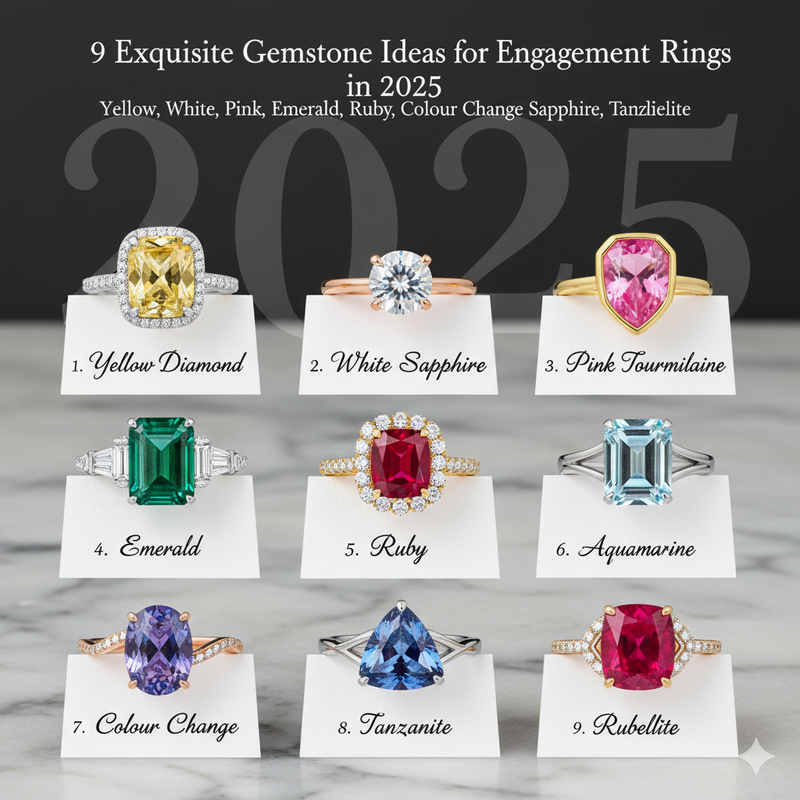 9 Exquisite Gemstone Ideas for Engagement Rings in 2025