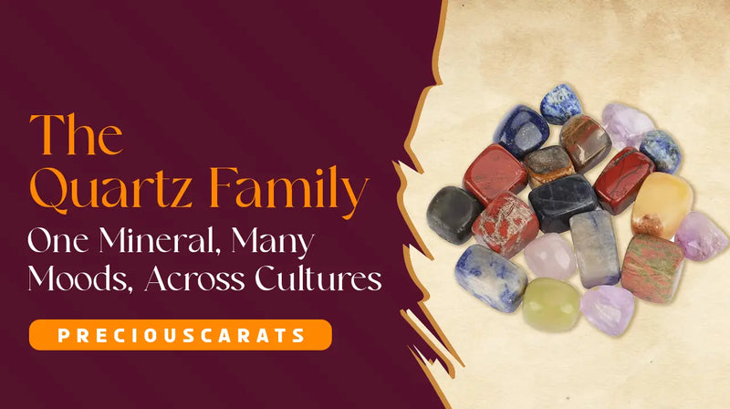 The Quartz Family — One Mineral, Many Moods, Across Cultures | PreciousCarats