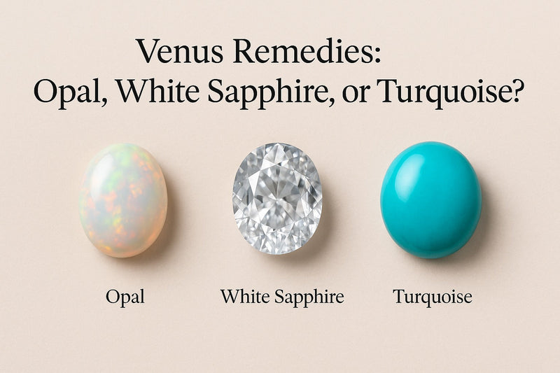 Venus Remedies: Opal, White Sapphire, or Turquoise?