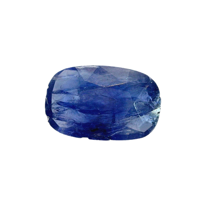 Burmese Blue Sapphire (Neelam) 6.32 Carat / 7.03 Ratti, Unheated and Untreated – No indications of treatment observed – front view