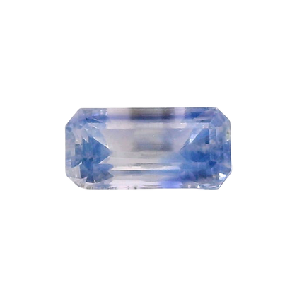 Kashmir Blue Sapphire (Neelam) 5.52 Carat / 6.14 Ratti, Unheated and Untreated – No indications of treatment observed – front view
