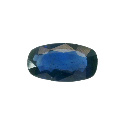 Burmese Blue Sapphire (Neelam) 4.82 Carat / 5.36 Ratti, Unheated and Untreated – No indications of treatment observed – front view
