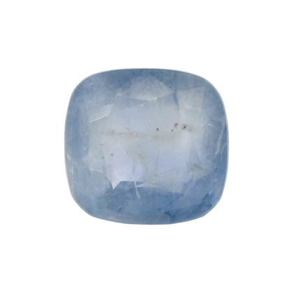 Sri Lankan Blue Sapphire (Neelam) 9.05 Carat / 10.06 Ratti, Unheated and Untreated – No indications of treatment observed – front view