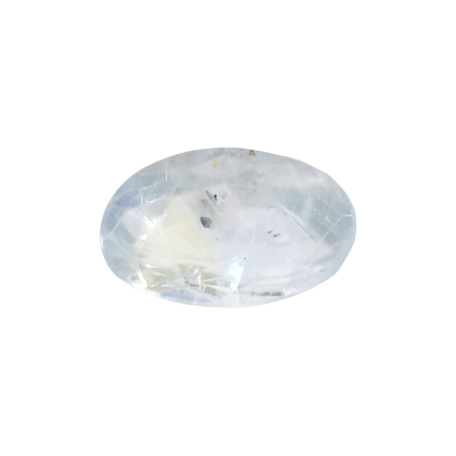 Sri Lankan Blue Sapphire (Neelam) 3.95 Carat / 4.39 Ratti, Unheated and Untreated – No indications of treatment observed – front view