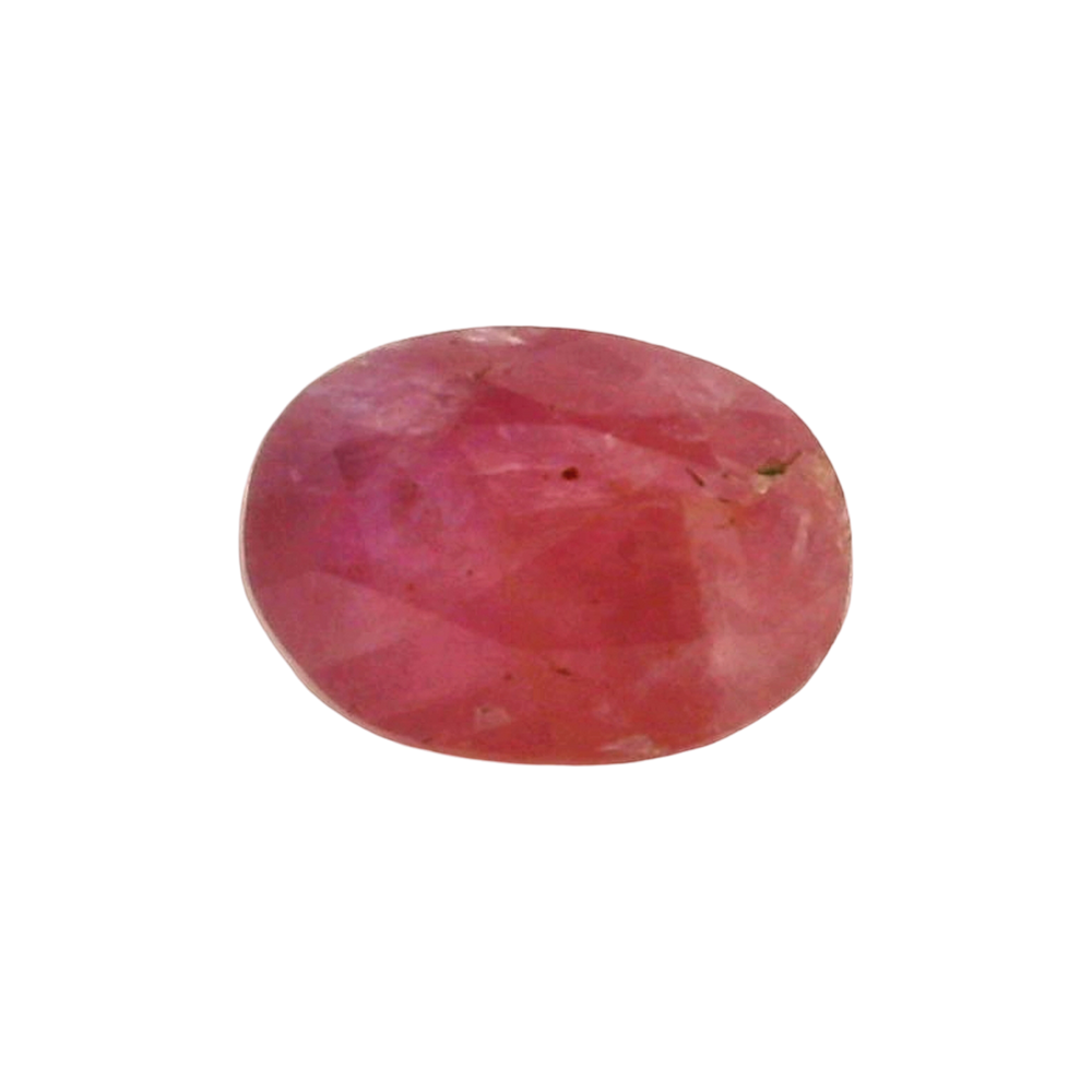 Mozambique Ruby (Manik) 4.42 Carat / 4.92 Ratti, Unheated and Untreated – No indications of treatment observed – front view
