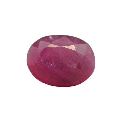 African Ruby (Manik) 8.19 Carat / 9.1 Ratti, Unheated and Untreated – No indications of treatment observed – front view