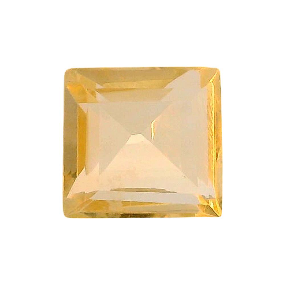 Brazilian Citrine 4.28 Carat / 4.76 Ratti, Unheated and Untreated – No indications of treatment observed – front view