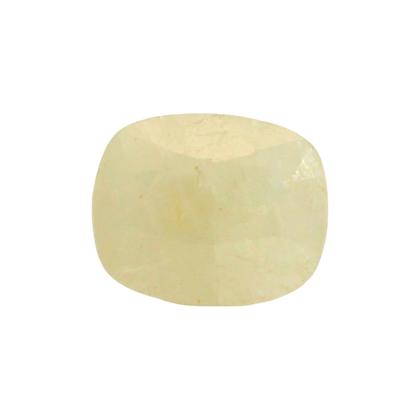 White Sapphire (Safed Pukhraj) 5.17 Carat / 5.75 Ratti, Unheated and Untreated – No indications of treatment observed – front view