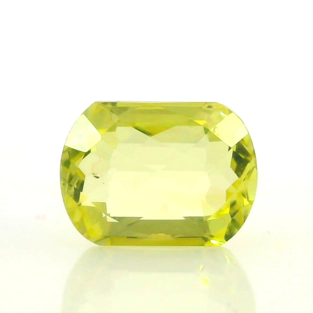 Brazilian Citrine 7.16 Carat / 7.96 Ratti, Unheated and Untreated – No indications of treatment observed – front view