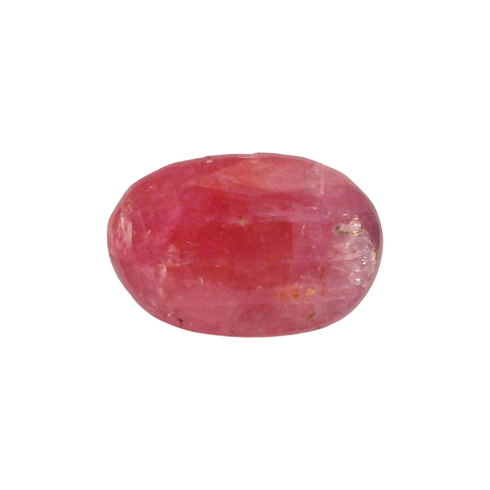 Mozambique Ruby (Manik) 7.05 Carat / 7.84 Ratti, Unheated and Untreated – No indications of treatment observed – front view