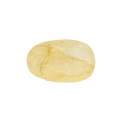 Yellow Sapphire (Pukhraj) 6.2 Carat / 6.89 Ratti, Unheated and Untreated – No indications of treatment observed – front view