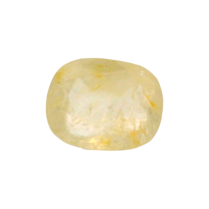 Sri Lankan Yellow Sapphire (Pukhraj) 2.31 Carat / 2.57 Ratti, Unheated and Untreated – No indications of treatment observed – front view