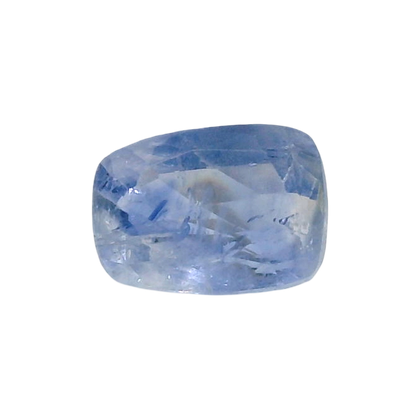 Sri Lankan Blue Sapphire (Neelam) 3.82 Carat / 4.25 Ratti, Unheated and Untreated – No indications of treatment observed – front view