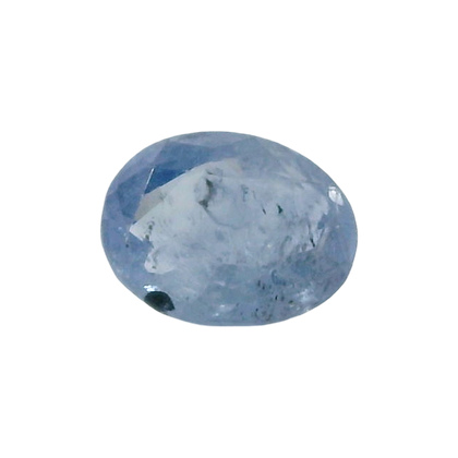 Sri Lankan Blue Sapphire (Neelam) 3.38 Carat / 3.76 Ratti, Unheated and Untreated – No indications of treatment observed – front view