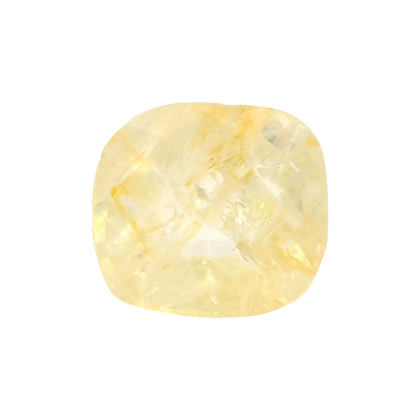 Sri Lankan Yellow Sapphire (Pukhraj) 4.38 Carat / 4.87 Ratti, Unheated and Untreated – No indications of treatment observed – front view