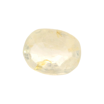 Sri Lankan Yellow Sapphire (Pukhraj) 2.35 Carat / 2.62 Ratti, Unheated and Untreated – No indications of treatment observed – front view
