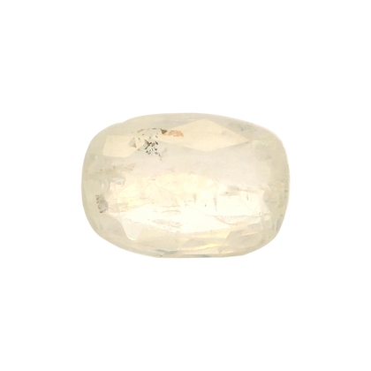 Sri Lankan Yellow Sapphire (Pukhraj) 3.58 Carat / 3.98 Ratti, Unheated and Untreated – No indications of treatment observed – front view