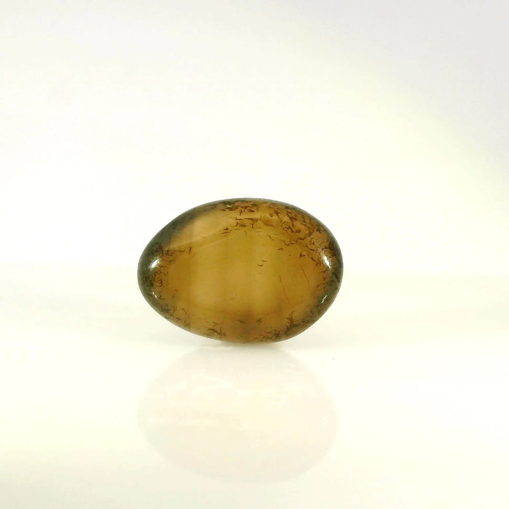 Indian Agate 6.71 Carat / 7.46 Ratti, Unheated and Untreated – No indications of treatment observed – back view