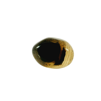 Indian Agate 9.05 Carat / 10.06 Ratti, Unheated and Untreated – No indications of treatment observed – front view