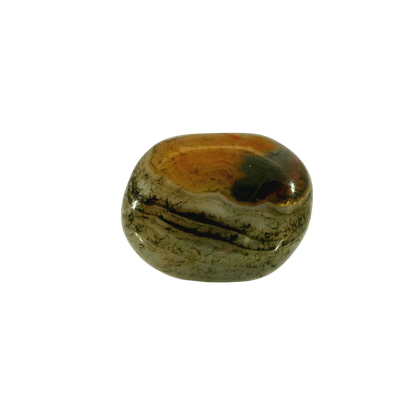 Indian Agate 11.89 Carat / 13.22 Ratti, Unheated and Untreated – No indications of treatment observed – front view