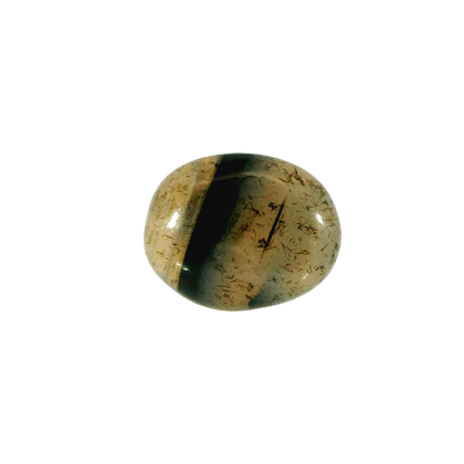 Indian Agate 10.37 Carat / 11.53 Ratti, Unheated and Untreated – No indications of treatment observed – front view