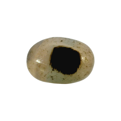 Indian Agate 9.61 Carat / 10.68 Ratti, Unheated and Untreated – No indications of treatment observed – front view