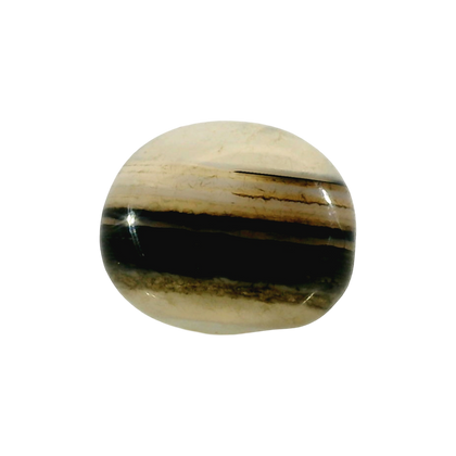 Indian Agate 8.79 Carat / 9.77 Ratti, Unheated and Untreated – No indications of treatment observed – front view