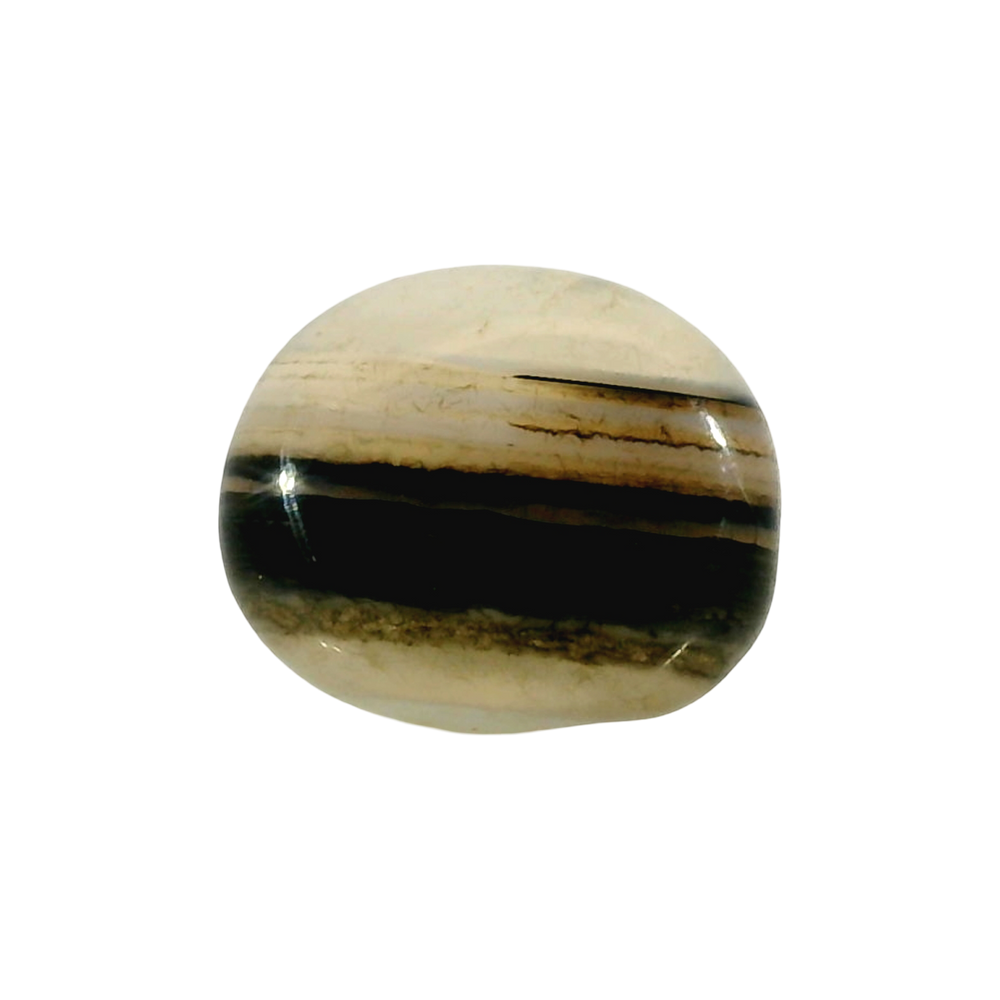 Indian Agate 8.79 Carat / 9.77 Ratti, Unheated and Untreated – No indications of treatment observed – front view