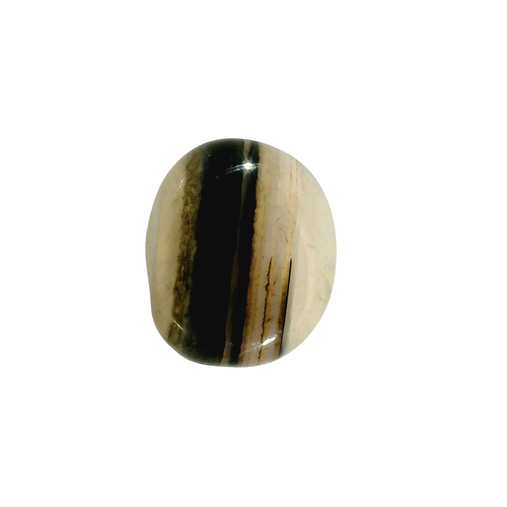 Indian Agate 8.79 Carat / 9.77 Ratti, Unheated and Untreated – No indications of treatment observed – top view