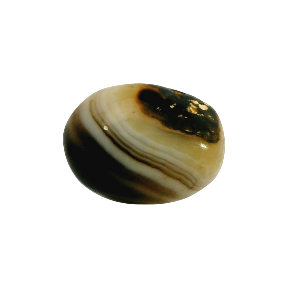 Indian Agate 10.03 Carat / 11.15 Ratti, Unheated and Untreated – No indications of treatment observed – front view